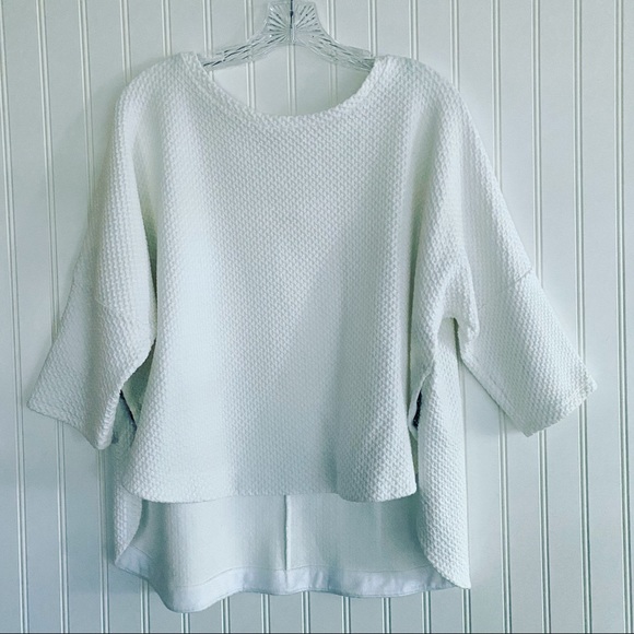Anthropologie Tops - Anthropologie Deletta high/low top SIZE LARGE